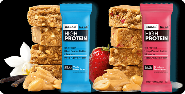 sample image of RXbar expanding high protein line